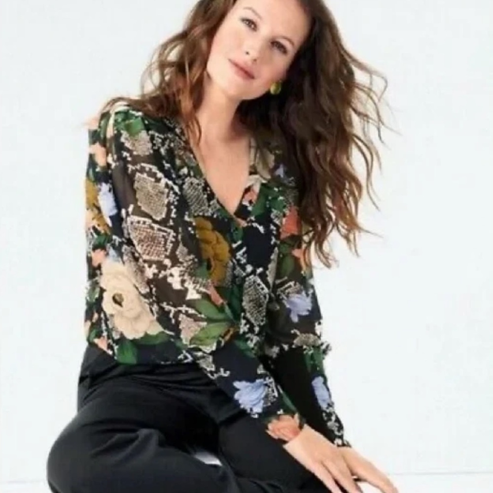 Cabi Snake Charmer Blouse